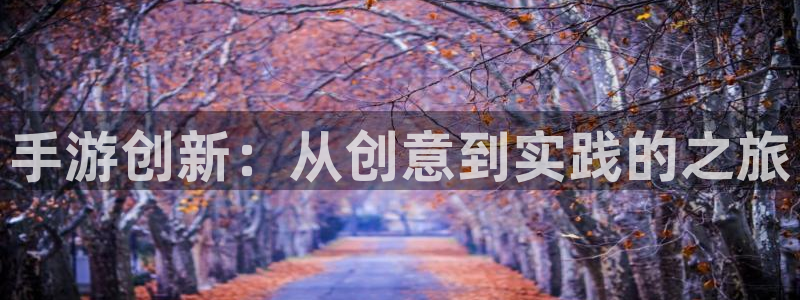 恩佐娱乐登陆：手游创新：从创意到实践的之旅