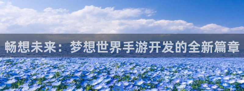 恩佐娱乐平台正规吗可靠吗：畅想未来：梦想世界手游开发的全新篇